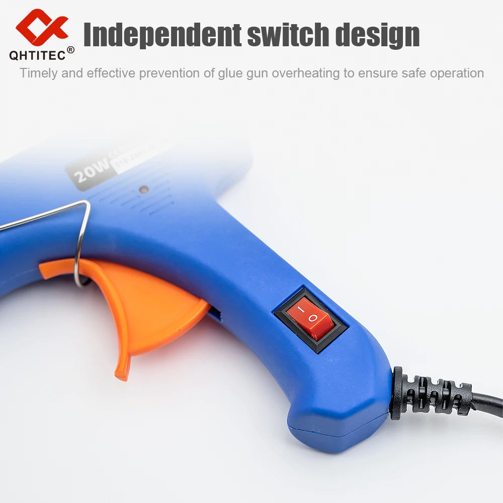 90W Hot Melt Glue Gun 7mm Stick Industrial Electric Repair Tool