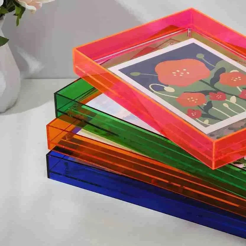 5–6 Inch Transparent Acrylic Photo Frame Box Photocard Holder