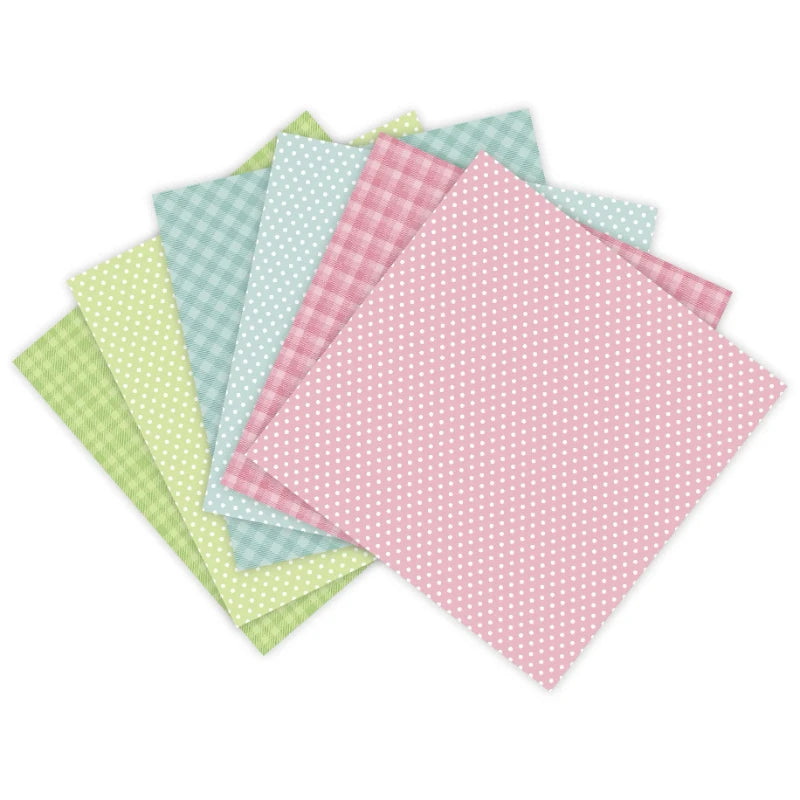 12 Sheets Spring Colors Craft Paper Pads Origami Scrapbooking Card Making