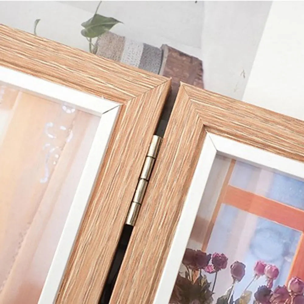 Creative Foldable Hinge Photo Frame 2/3/4/5 Linked Wooden