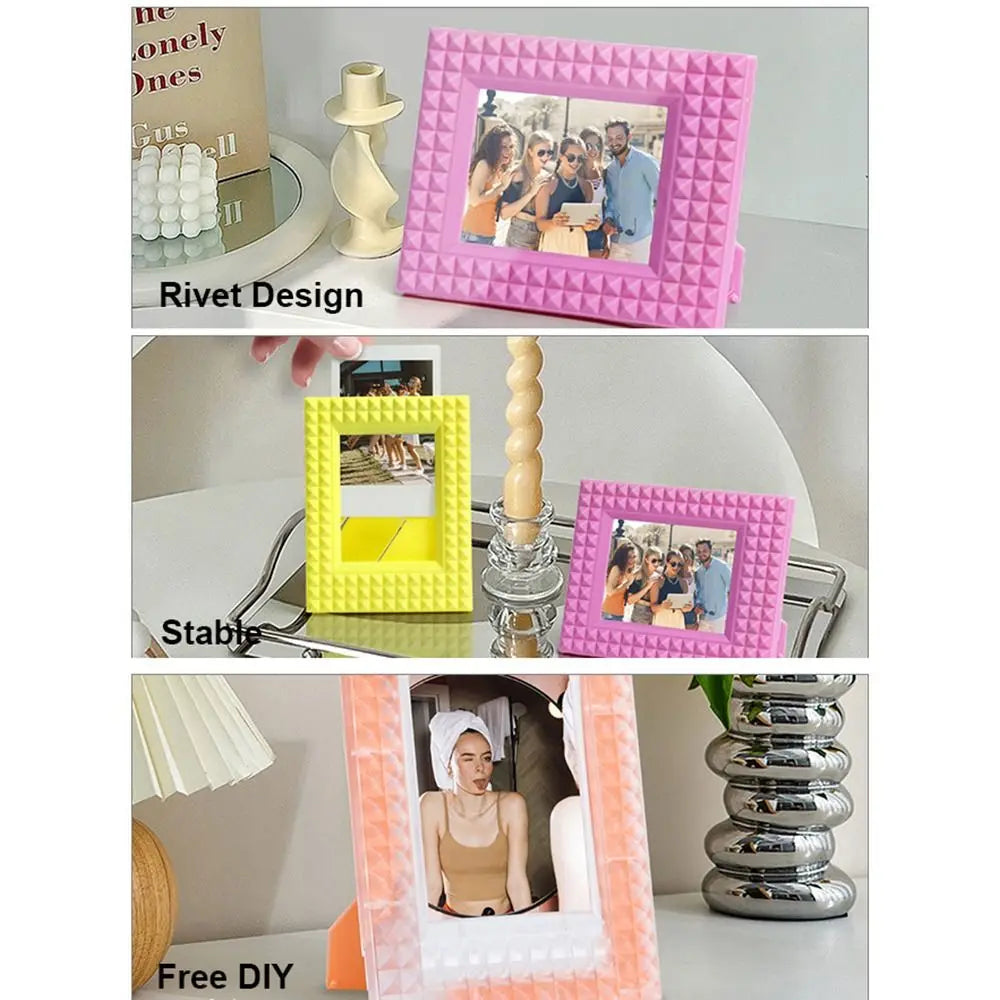 Desktop Instant Camera Photo Frame Stand Polaroid/Fujifilm Instax