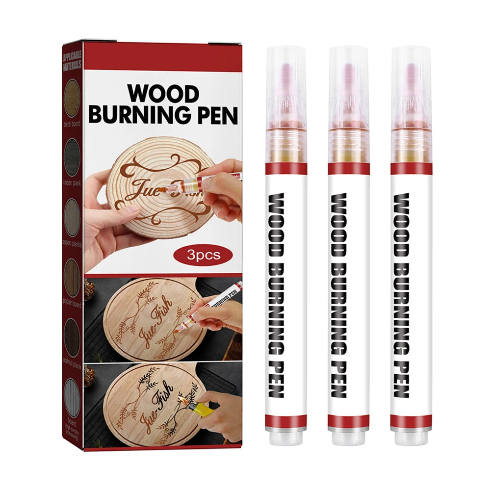 DIY Wood Burning Kit, Safe Children's Pyrography Pen & Marker