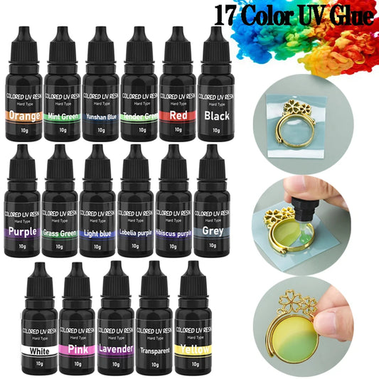 10ml Color UV Resin Glue, Quick-Dry for DIY Jewelry Crafts