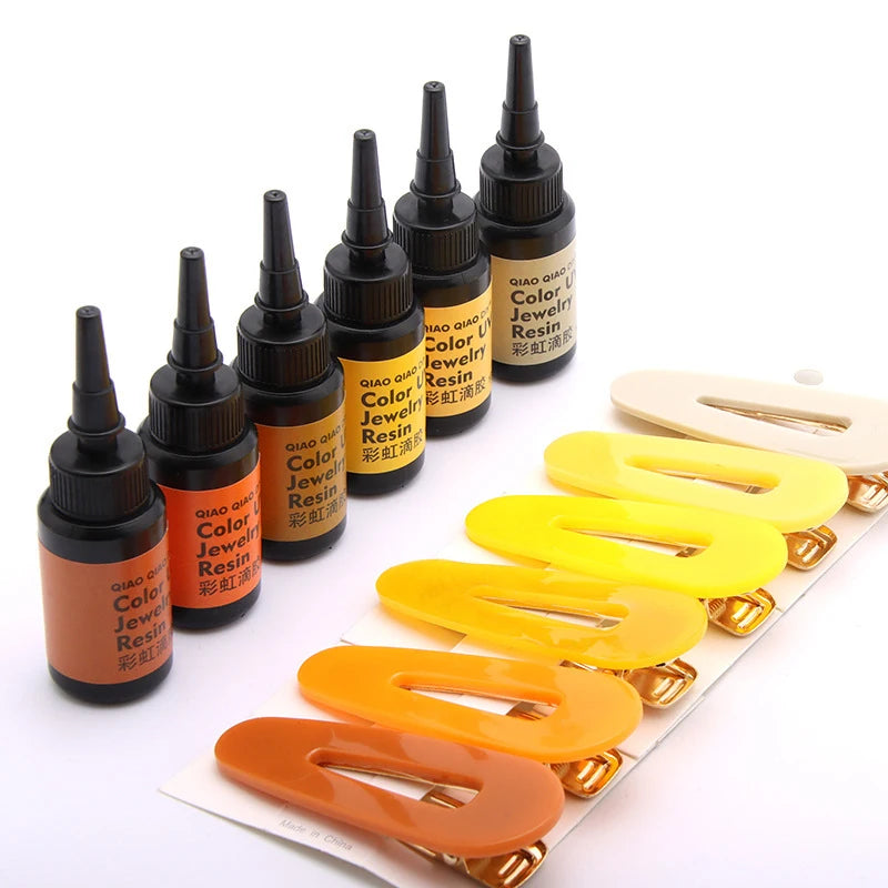 45-Color UV Resin Glue (10ml), Hard Ultraviolet Curing for Jewelry