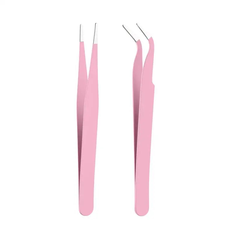 Stainless Steel Tweezers Straight/Elbow for Scrapbook Crafts