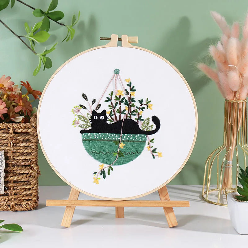 Embroidery Starter Kit – Cross Stitch Patterns & Instructions