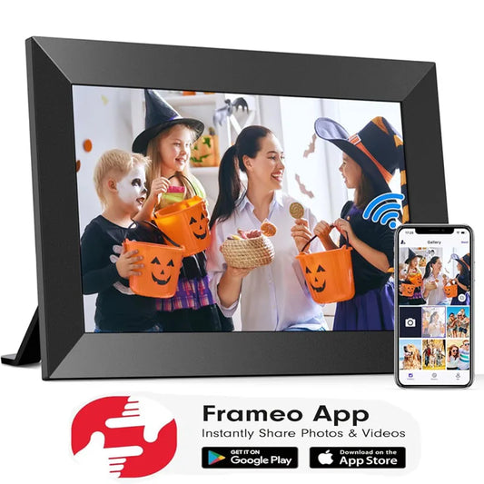 Frameo 10.1 Inch WiFi Digital Photo Frame 1280×800 32GB Auto-Rotate