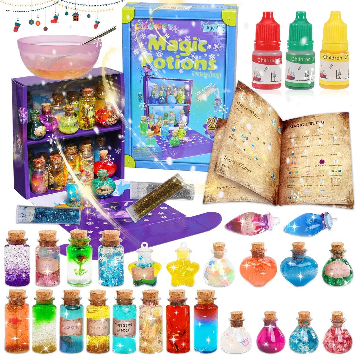 DIY Fairy Potions Kit Witches’ Color Changing Science Craft