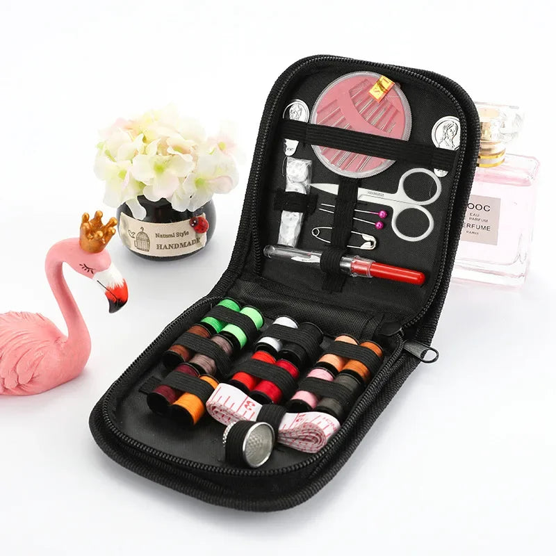 Complete Sewing Kit – Threads, Needles, Scissors & Tools