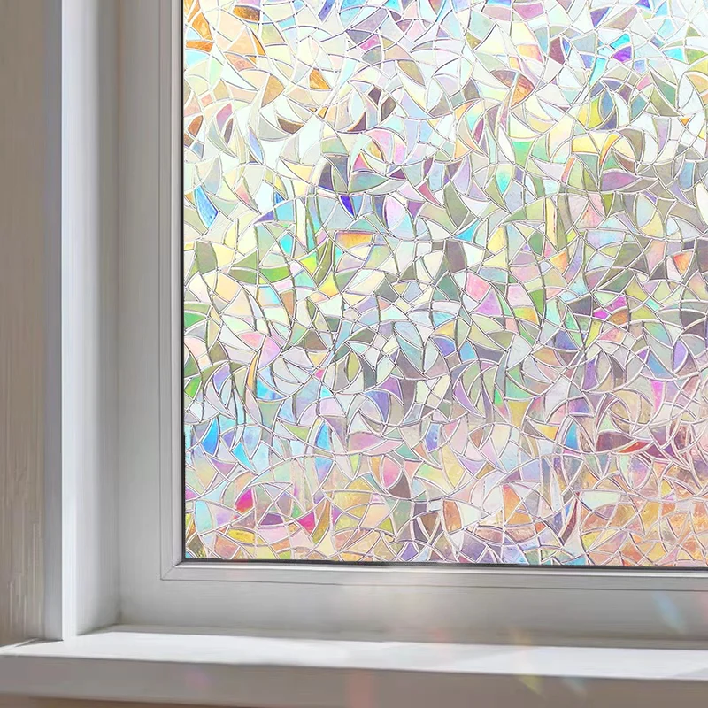 3D Frosted Stained Glass Window Film