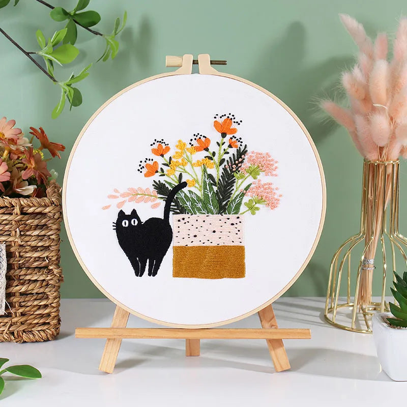 Embroidery Starter Kit – Cross Stitch Patterns & Instructions