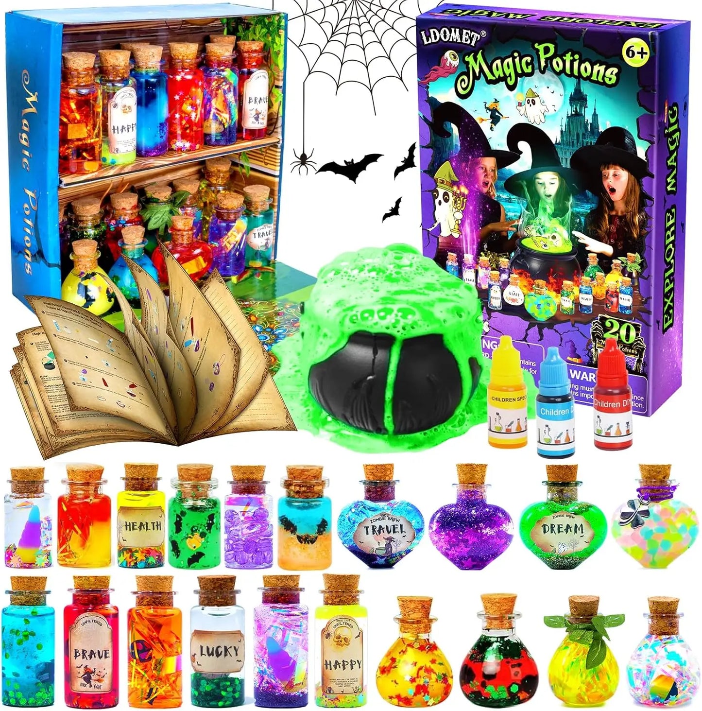 DIY Fairy Potions Kit Witches’ Color Changing Science Craft