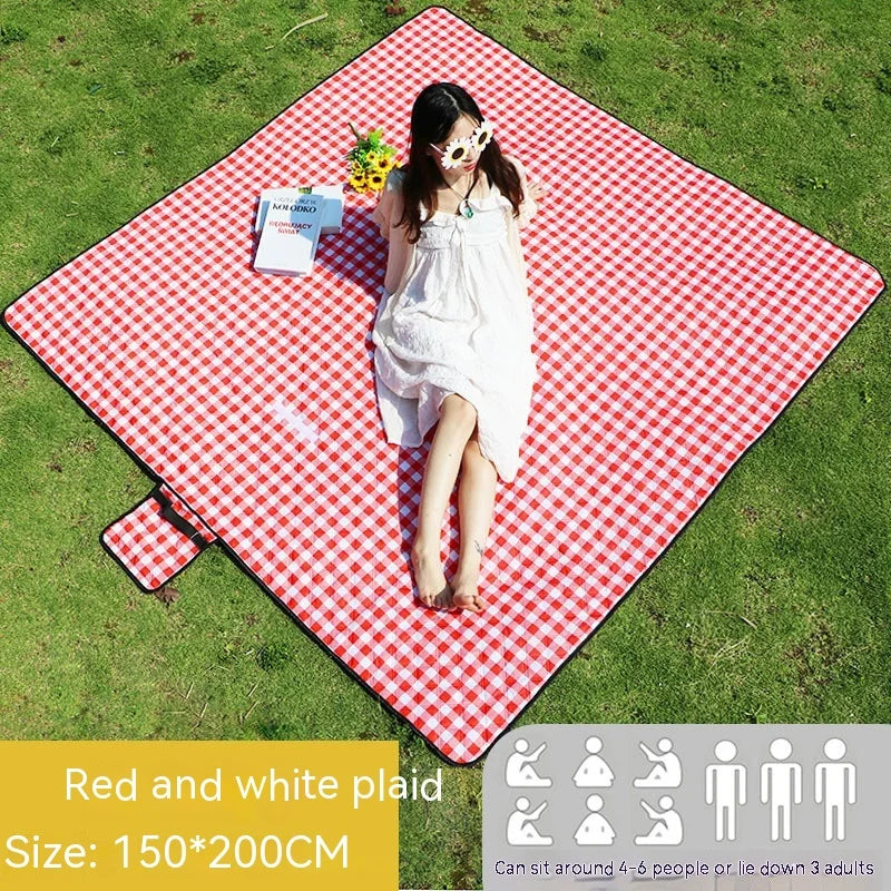 Thickened Waterproof Picnic & Beach Mat – Camping Tent Accessory