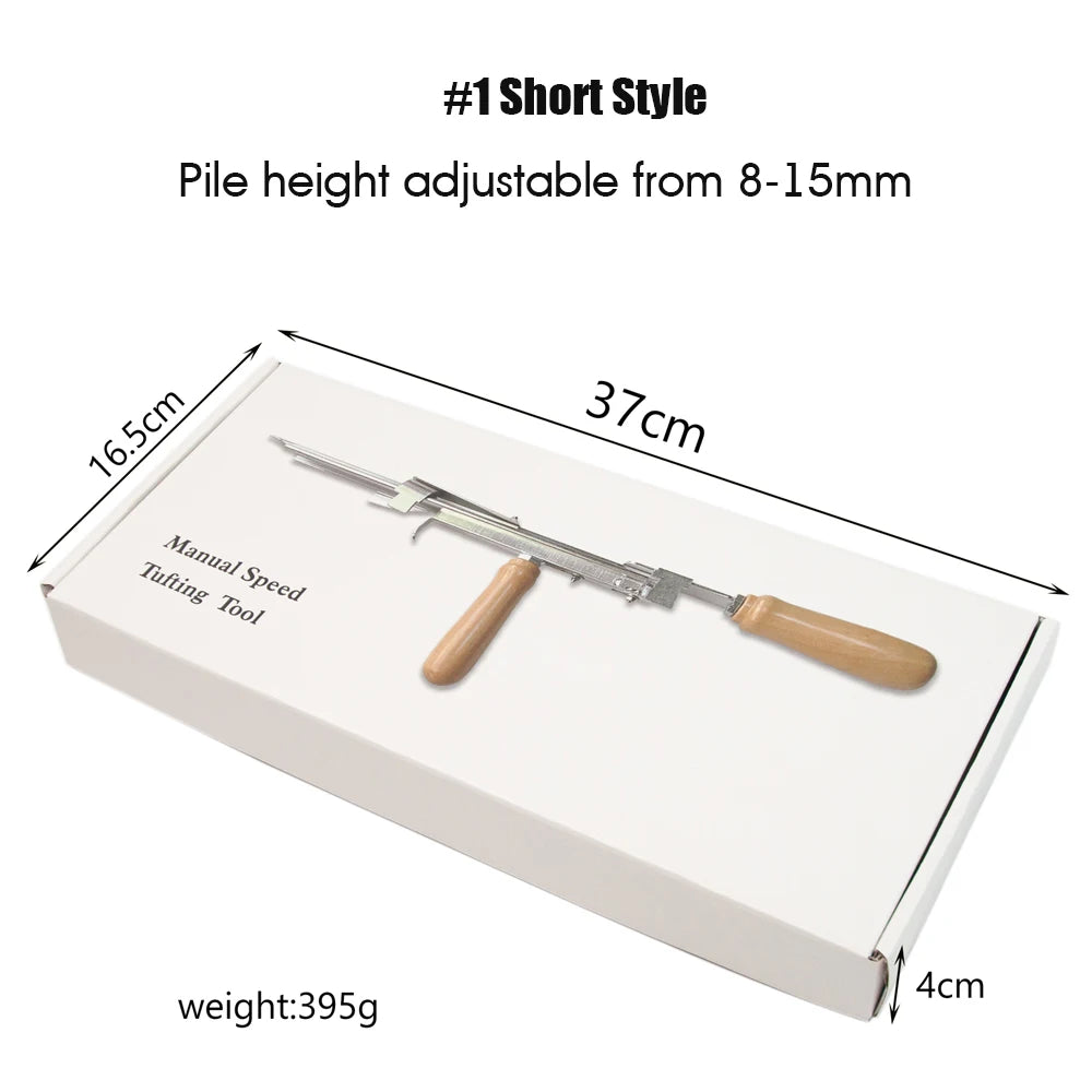 Manual Carpet Tufting Gun (Loop Pile) – Hand-Held Embroidery Punch Tool