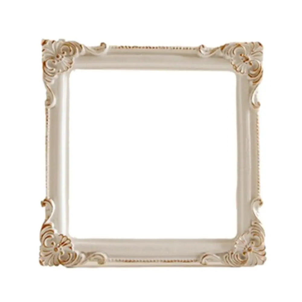 Golden Retro Photo Frame Victorian Jewelry Decor Photography