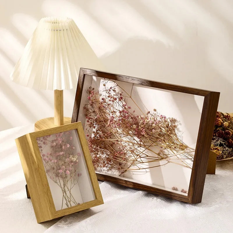 3D Wooden Picture Frames 3cm/5cm Dried Flower Specimen Display