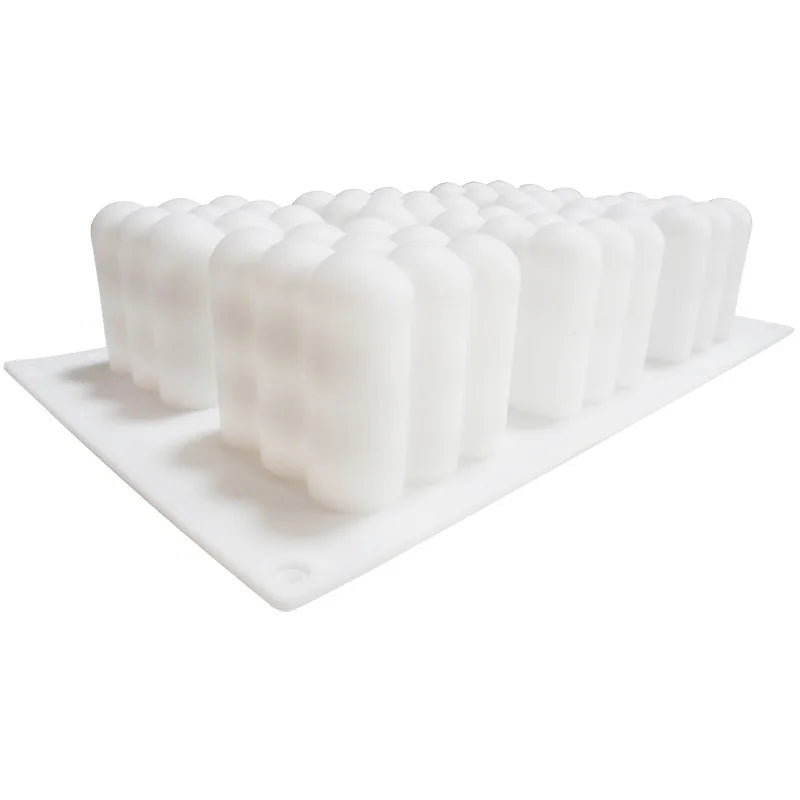 6-cavity Large Bubble Silicone Candle Mold Cake Aromatherapy Soap