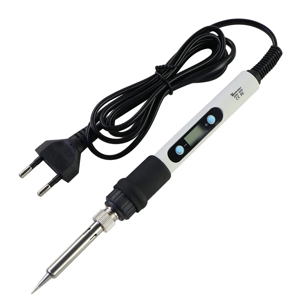 80W Wood Burning & Engraving Tool, Adjustable Temp Soldering Iron (220V/110V)