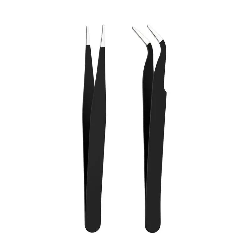 Stainless Steel Tweezers Straight/Elbow for Scrapbook Crafts