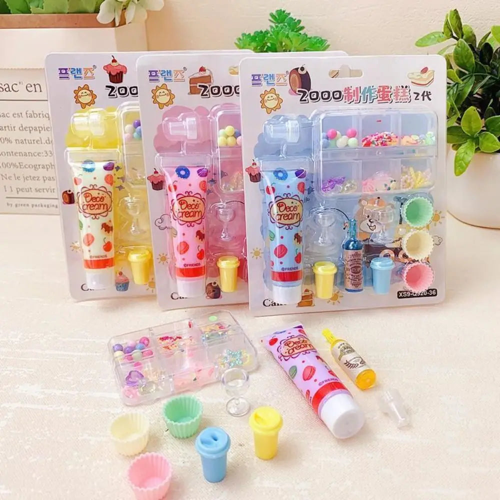 DIY Ice Cream Simulation Gel Craft Toy Handmade Set