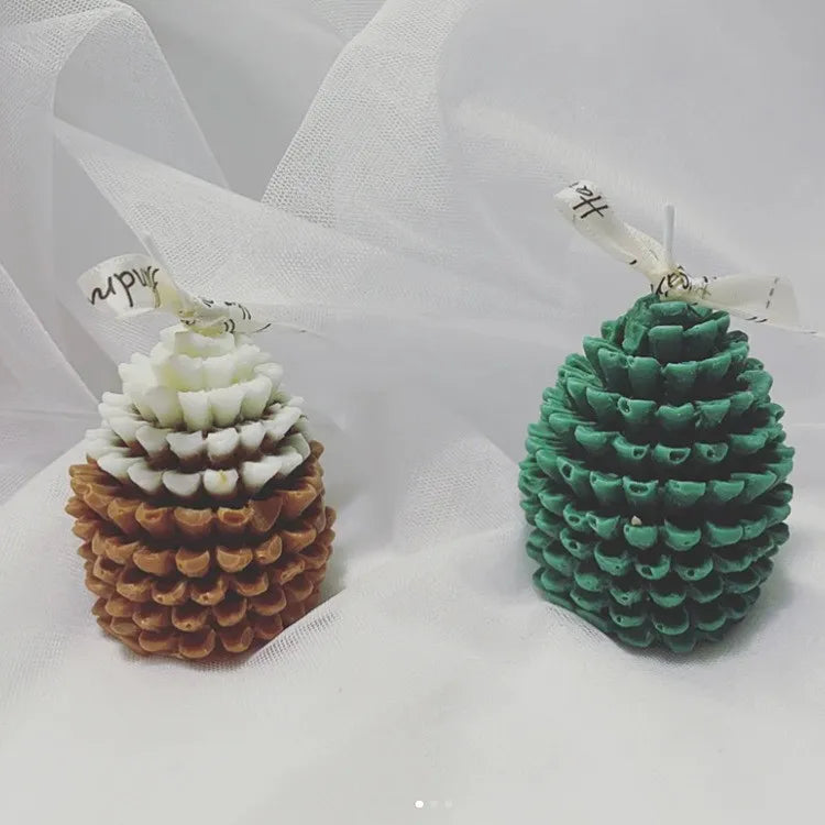 3D Pine Cone Silicone Candle Mold DIY Wax Mold