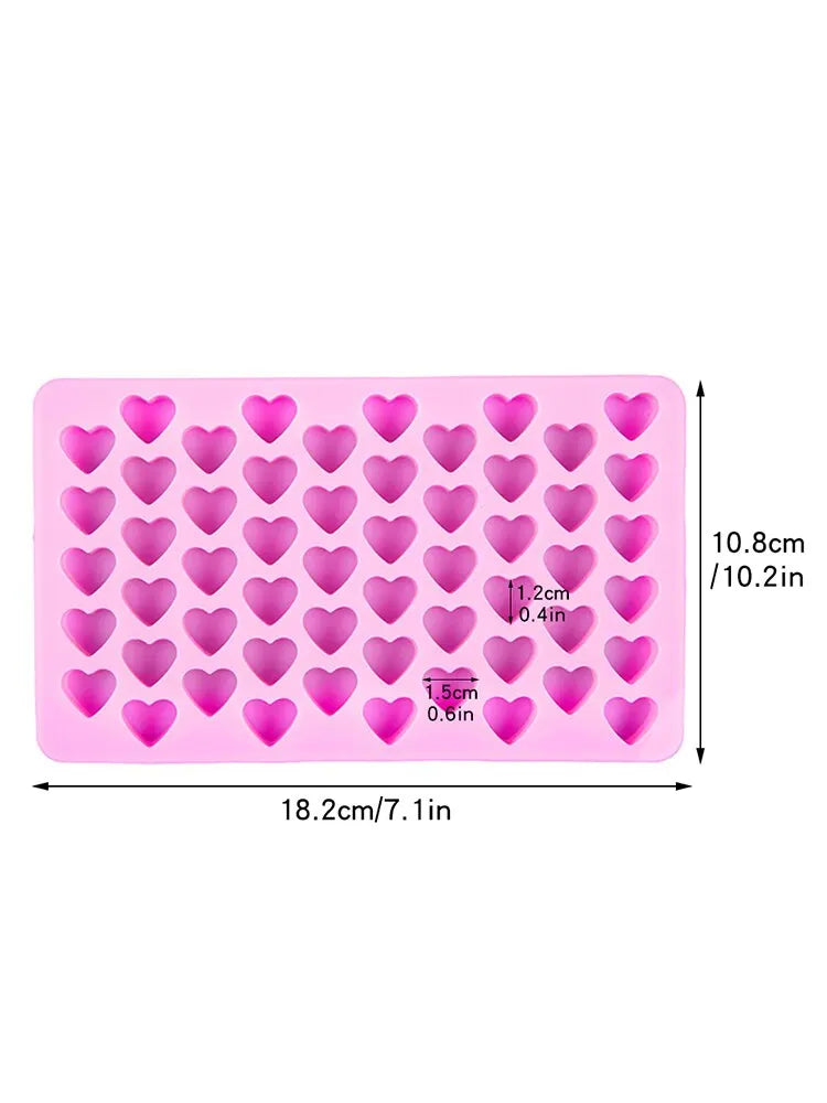 1Pc Mold Candle Making Box DIY Heart Foam Cake Chocolate