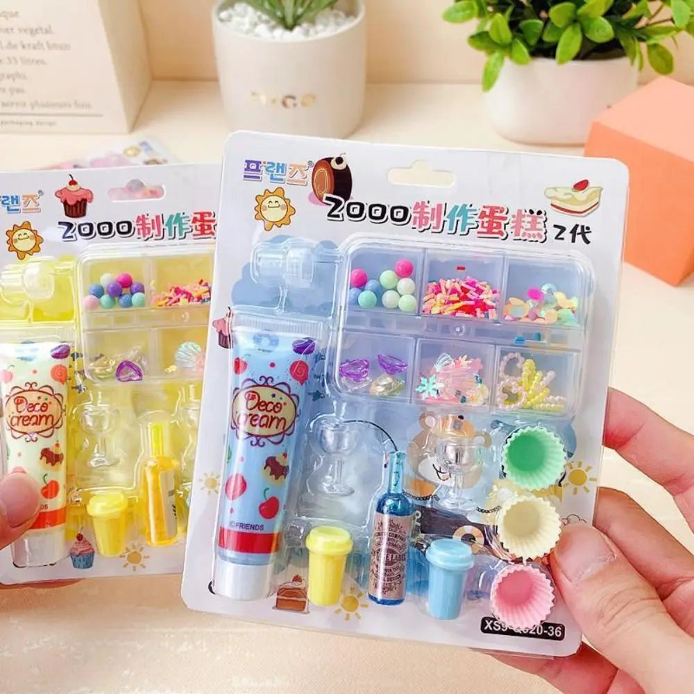 DIY Ice Cream Simulation Gel Craft Toy Handmade Set